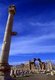 Syria: Pillar and the entrance to the Great Colonnade, Palmyra
