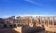 Syria: The Great Colonnade and Qala’at Ibn Maan Castle above the ruins of Palmyra